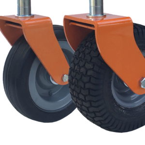 BEFCO Cyclone C70 grooming mower — solid and pneumatic tires